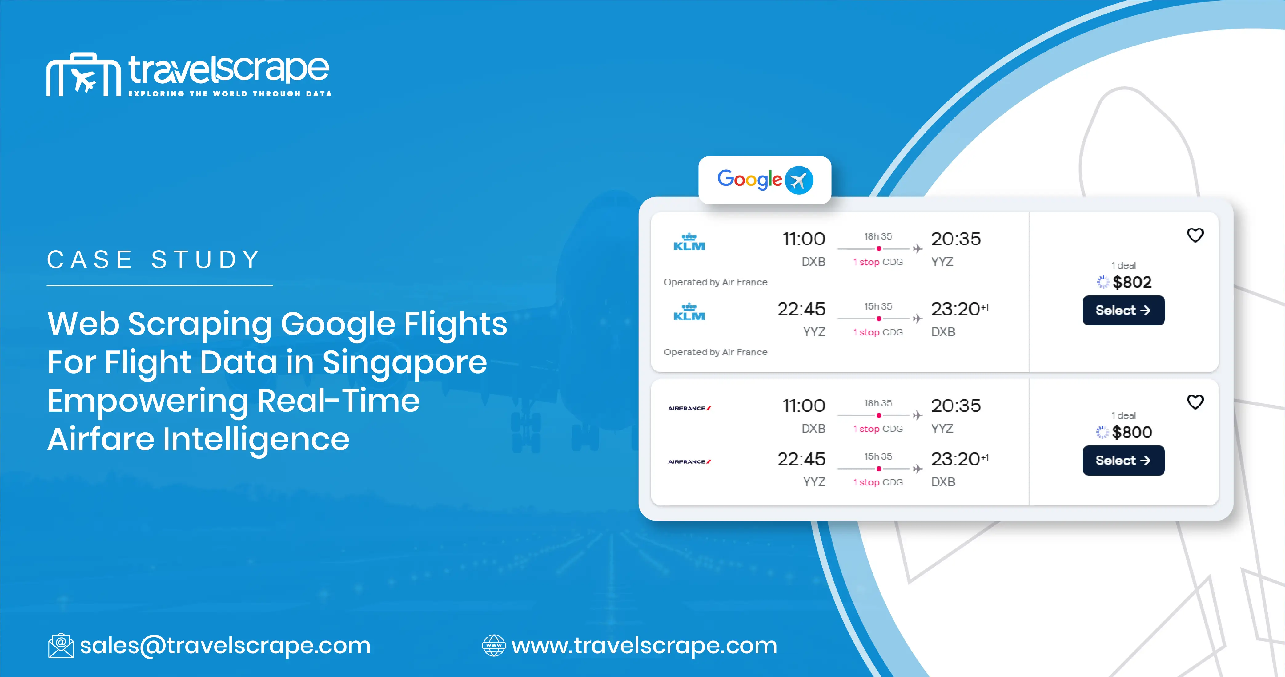 Web Scraping Google Flights for Flight Data in Singapore
